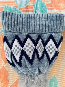 Grey Womens Beautiful Winter Cap