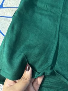 Green Button-Up Shirt