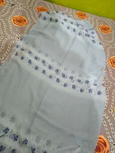 Light  Floral naira dress with dupatta
