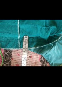 Beautiful Teal Saree Blouse