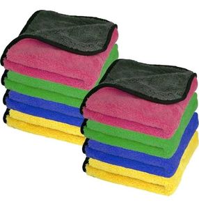 Microfiber Cleaning Cloth 400 GSM  Pack Of 8