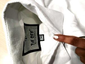 Men's White Button-Up Shirt