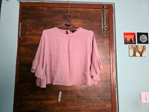 Chic Pink Bell Sleeve Top - Zink London