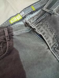 Grey Washed Denim Jeans