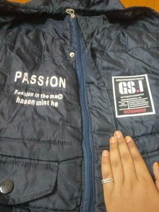 Girls' Padded Winter Jacket with Hood