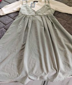 Cute Green Dress with Top