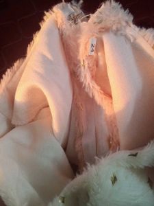 Cute Peach and white frock