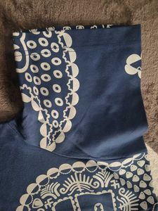 Mufti Blue Patterned T-Shirt