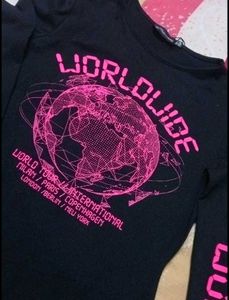 Black World Tour Graphic Dress