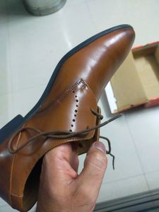 Men's Classic Brown Leather Oxford Shoes