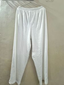 Elegant White Palazzo Pants