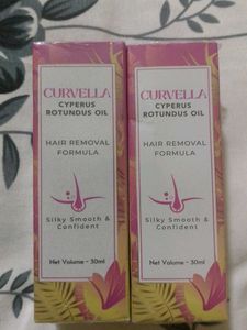 Curvella Hair Removal Oil - Set of 2