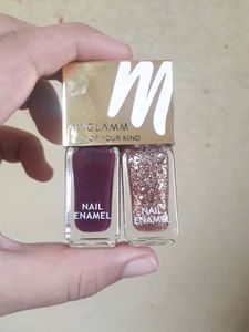 MyGlamm Two Of Your Kind Nail Enamel Duo Glitter C