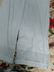 Red Kurta and White Pajama set