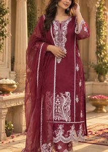 Elegant maroon pakistani Kurta Set