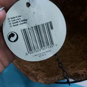 New Set of 2 Coco Fiber Liners Hanging Basket