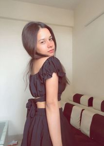 Black Crop Top with Puff Sleeves