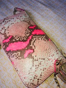 Snakeskin Clutch