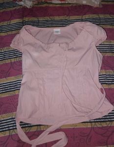 savana puffed sleeves placket blouse
