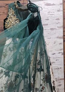 Floral Print Ethnic Skirt Blouse