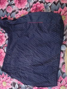 Men's Navy Polka Dot Shirt