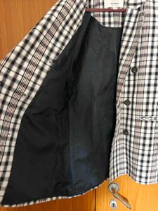 Stylish Plaid Blazer