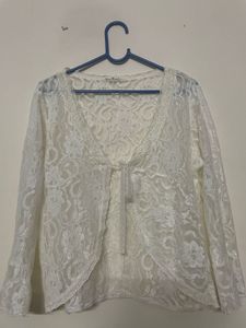 White Lace Kimono/Cardigan