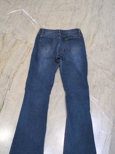Women's Blue Flared Jeans