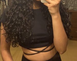 Crop top with tie detail (S size) h&amp;M