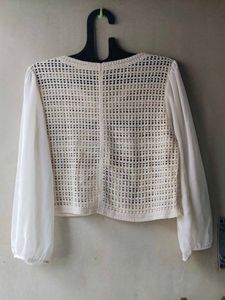 Crochet Button-Up Cardigan