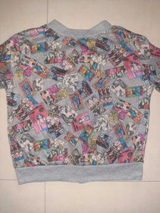 🤍 Y2K “Comic It-Girl” — Vintage Cardigan