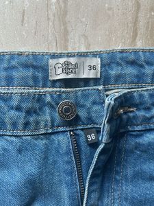 Blue Denim Jeans souled store straight + baggy