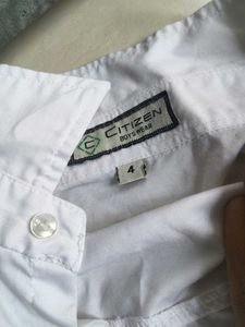 Classic White Button-Down Shirt