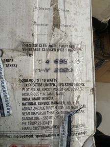Prestige Vegetable Cleaner Unused