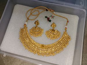 Luxury Brand New Kundan nd Stone Work Jwellery Set
