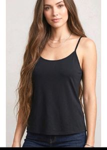 Classic Black Camisole Top / slip