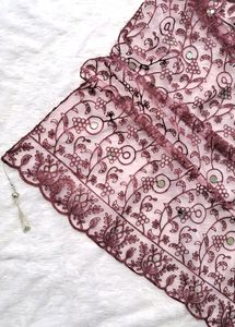 Mauve Embroidered Lehenga