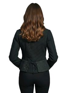 Black Quilted Jacket Small