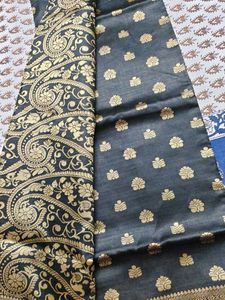 black silk saree