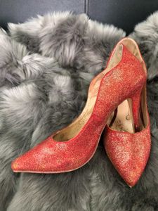 Red Glitter Heel