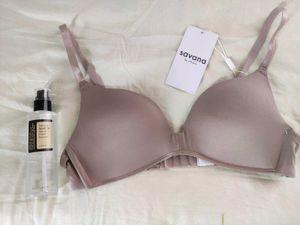 Beige Wire-Free Bra with Tags