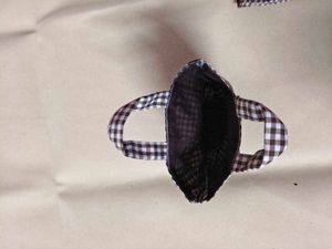 Gingham Tote Bag Set