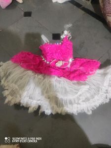 Mini net frock for girls