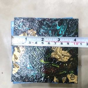 Set of 5 Abstract Art Coasters with box