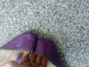 Authentic Tory Burch Purple Ballet Flats