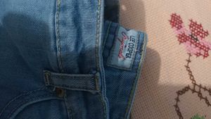 Denim Shorts with Sequins