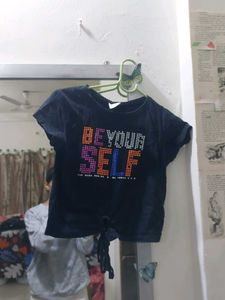 Cute Crop Top Tshirt 🎀🫶