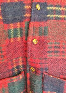 Vintage Plaid Wool Vest