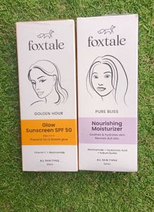 Foxtale Sunscreen and Moisturizer duo