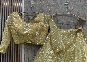 Stunning Sequin Lehenga Choli Set